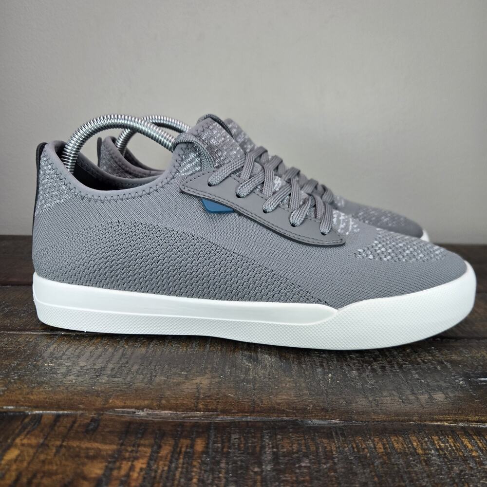 Vessi Weekend Sneaker Mens Size 8 Waterproof Shoes Concrete Gray White Womens 9